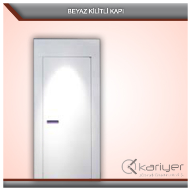 fuar ekstra extra kapi beyaz kilitli